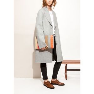 ACNE STUDIOS LANDI OVERSIZED DOUBLE-FACED COAT